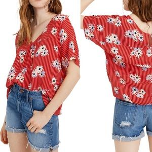 Madewell Rhyme Top in Daisy Society